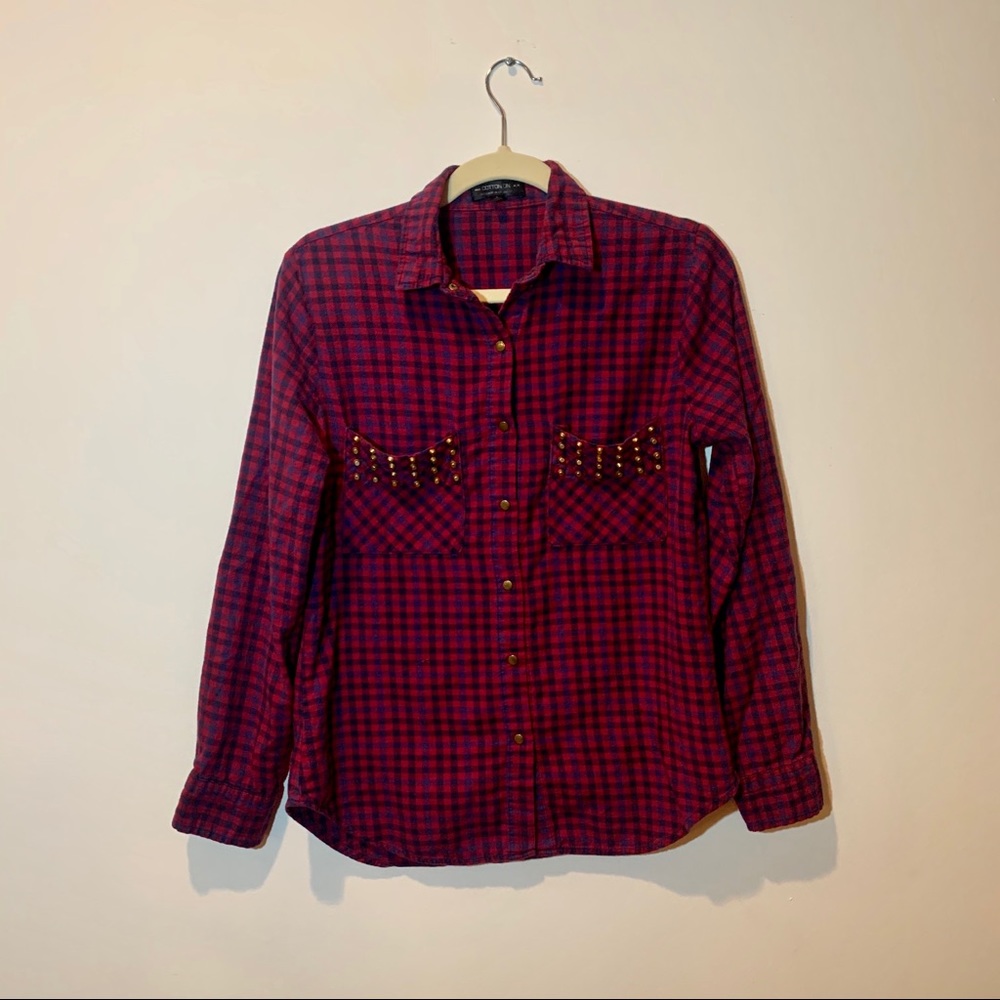 Plaid button up